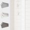 MTM Faux Wood Venetian Blind [Tapes, White 195cm Width x 120cm Drop]
