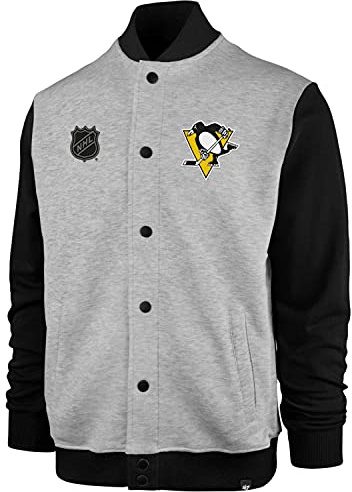 '47 Brand Burnside Track Jacket - Pittsburgh Penguins - L