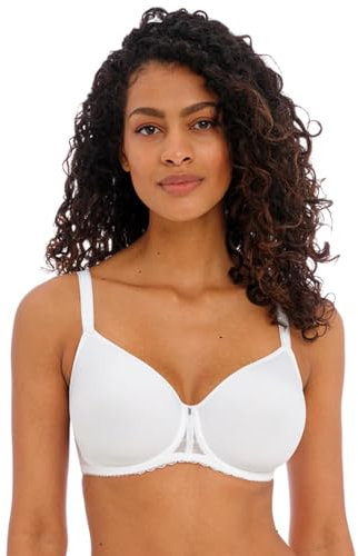 Freya Women's Signature Underwire Spacer T-Shirt Bra, Opaque, White, 32GG US