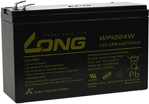 KungLong Bleiakku WP1224W 12V 6Ah, 12V, Lead-Acid