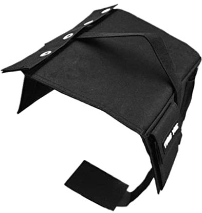 Pilote Kneeboard Bag Aviation Civil Driving Commode Notepad Tablet, noir