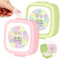 Saviland Nail Polish Remover Pads Set - 80PCS Strawberry & Chamomile Flavor Instant Removal Lint Free Nail Polish Wipes Soak Off Cotton Pads Nail Remover in Box for Nail Salon Home Use