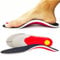 Plantar Fasciitis Relief Arch Support Shoe Inserts Insoles for Flat Feet for Men and Women, Orthotic Feet Heel Pain Shock Absorption Comfortable Insoles, Large EU 40-46