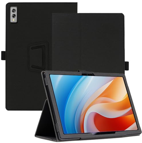 AKNICI Coque pour Blackview Tab11 Tablette Tactile 10 Pouces - Ultra Slim PU Cuir Coque Case avec Stand Fonction et Bandoulière Étui Housse pour Blackview Tab 11 Tablette Tactile 10.4 Pouces (Noir)