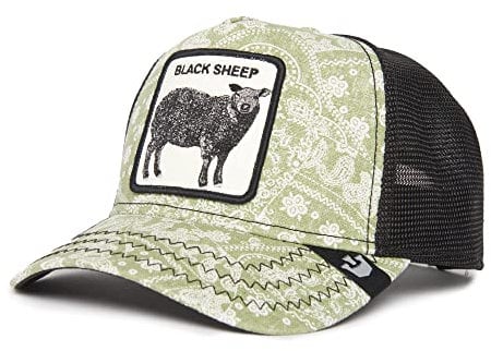 Goorin Bros. The Farm Unisex Original Adjustable Snapback Trucker Hat, Olive Paisley (Parade), Einheitsgröße