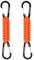 BRAVESHINE Keychain with Snap Hook Carabiner Clips, Paracord Keychain Carabiner Clips with Locking D Ring Hooks Hangers, Heavy Duty Lanyard Key Chain for Car Keys, Backpack, Tools, Men, Women