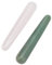 arricraft 2 Baguettes de Massage en Cristal, Quartz Rose Naturel/Baguettes D'Aventurine Verte Bâtons de Massage en Cristal Pierre de Massage Gua Sha pour Le Visage, Yeux, Détente Complète du Corps