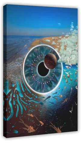 ZOLULA Pulse Pink Floyd – Album Poster Leinwand Poster Wandkunst Dekor Druck Bild Gemälde für Wohnzimmer Schlafzimmer Dekoration Rahmenstil 50 x 75 cm