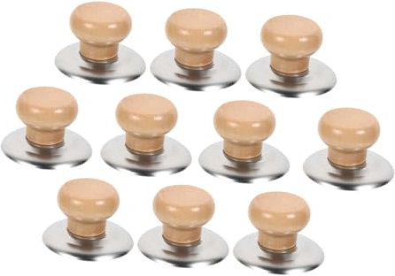LIFKOME 10sets Sturdy Pot Lid Knobs Replacement Handles for Cookware Lids Easy Install Kettle Top Knobs