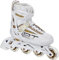 Raven Profession Inlineskates Inliner für Kinder und Erwachsene OPTIONAL 2in1 mit Schlittschuhen verstellbar White/Gold 31-35 (20,5 cm-22,5 cm)