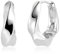 Silber 925 Ohrringe Klobige Creolen Damen, Kleine Gedrehte Creolen Ohrringe Hypoallergen Sterling Silber Ohrringe Kleine Dicke Ovale Gedrehte Creolen Huggie Klobige Creolen Ohrringe Damen Mädchen