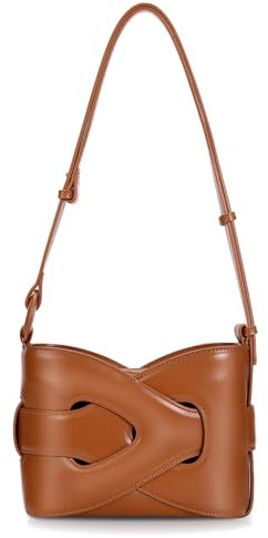 HICARRY Damen Schultertaschen Kunstleder Handtasche Modische Beuteltasche Designer Umhängetasche für Damen, Crossbody Shoulder Bag Damen Handtasche, Unterarm Geldbörse Kunstleder Tasche