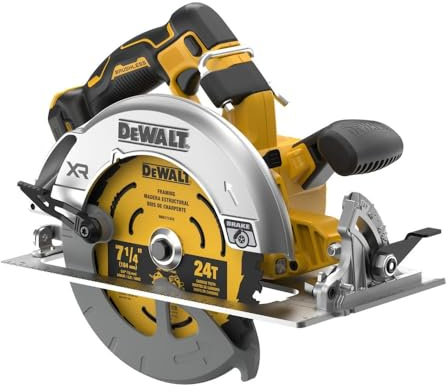 DEWALT 20 V MAX* XR sans fil sans balais 7-1/4 pouces scie circulaire (outil uniquement) (DCS590B)