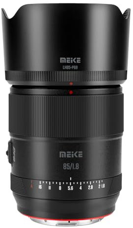 Meike Pro 85mm F1.8 Auto Focus Medium Téléobjectif STM Stepping Motor Full Frame Portrait Lens Compatible avec Panasonic Lumix Sigma Leica L-Mount Cameras S1H S1 S5 S5 Mark II S1R S9 SL SL2 FP FPL