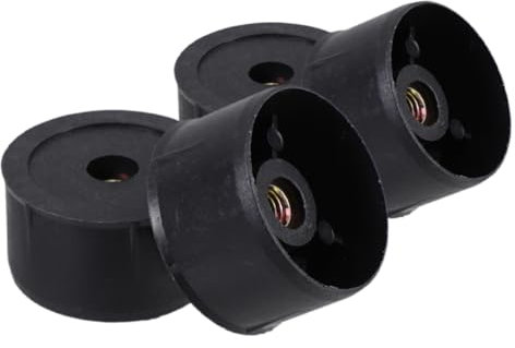 COLLBATH 4 Stück Ersatz-stopfen Für Katzenkratzbäume Schwarze Kunststoff-lochstopfen Reparatur-Teile Für Katzenbaum-rohre