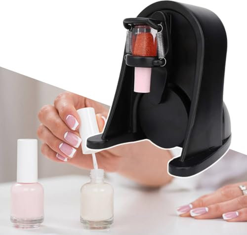 HCAUYNN EIN-klick-Start-Nagellack-Shaker, Kleiner Elektrischer Vortex-Shaker, Tastensteuerung, Automatische Stoppfunktion, FüR Nailart-Enthusiasten, NagelküNstler
