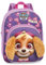 Kinderrucksack Paw Patrol Hunde Jungen Mädchen - Personalisiert mit Namen - Freizeitrucksack Kindergarten Kita mit 3D Plüschohren - 8L (Skye - Lila)