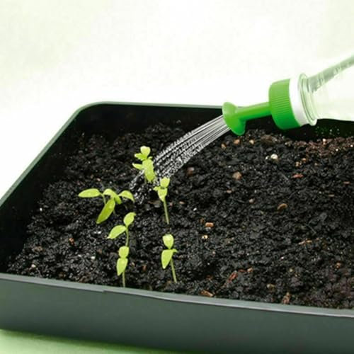 Paquete de 4 boquillas de aspersor de jardín para botellas de plástico de 300 ml a 3 litros, para riego específico