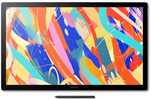 Wacom Cintiq 24 (Edición 2025) – Pantalla gráfica 2.5K con Wacom Pro Pen 3, Soporte Ajustable, Vidrio antirreflejo y Mejor precisión de Color