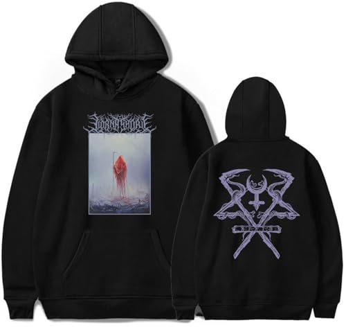 CUTTE Lorna Shore Kapuzenpullover | Oversized Hoodie mit Taschen für Herren & Damen | Rock Band Sweatshirt (EIN Schwarzer,L)