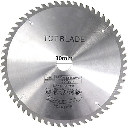 Lame de scie circulaire Lame de scie circulaire en carbure 160/185/190/235/250/255 mm, 16/28/40/60/80 dents(255x1.8x25.4x28t)