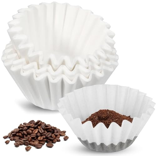 200 Stück Korbfilter Kaffeefilter 80/200 mm Weiß – Kaffee Filter Papier