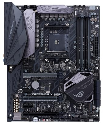 Placa Base Fit For ASUS AMD X370 ATX ROG Crosshair Vi Hero Compatible con Ryzen 5 5500 5600G 5600X 5700X 5800X3D CPU DDR4 ARGB USBC M.2