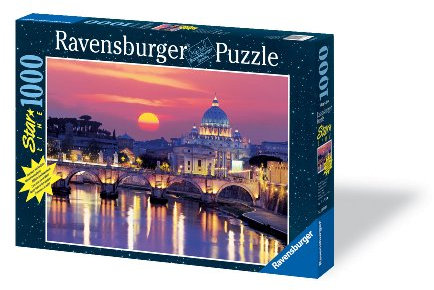 Ravensburger 16093 - Abendstimmung in Rom - 1000 Teile Starline Puzzle