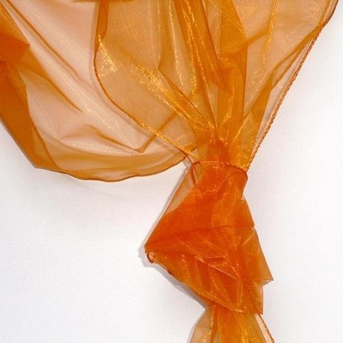 Organza Dekostoffe 1,45 x 3,00 Meter in Orange
