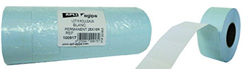 agipa Etiketten für Preisauszeichner, 26 x 16 mm, weiß