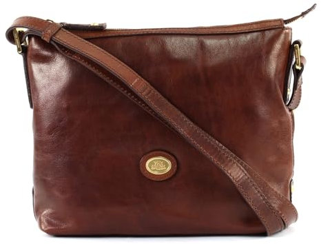 The Bridge Umhängetasche Frauen Handtasche Messenger cm 27 (Braun) 04222101-14