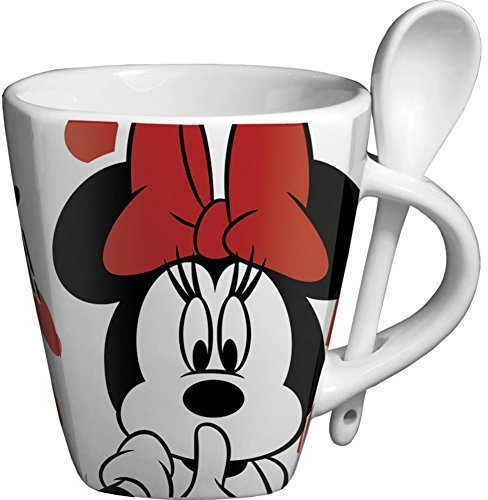 Disney Minnie Mouse Time Out Mug with Spoon by Jerry Leigh