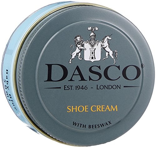Dasco Shoe Cream with Beeswax – High Pigment Leather Cream for Cleaning, Nourishing & Colour Restoration, Suitable for Smooth & Synthetic Leathers - Baby Blue