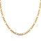 HZMAN 5mm Men Women 24K Real Gold Plated Figaro Chain Stainless Steel Chain Necklace Jewelry Gift 16-30 (Gold,20in)