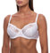 frugue Lace Comfort Support Minimiser Bra White 38 F