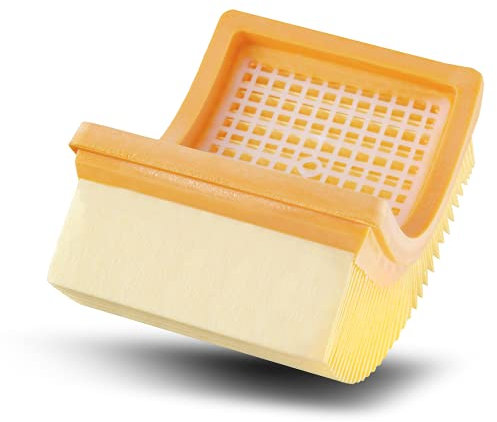 Filtro para aspiradora Kärcher [WD4, WD5, WD6/MV4, MV5, MV6] – Filtro de pliegues planos contra el polvo fino y los olores [WD 4 5 6 MV] Omixberg