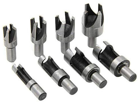 Zapfenschneider, 8 Stück, 6 mm/10 mm/13 mm/16 mm, Bohrer, HSS-Kegel, Zapfen-Korkmesser, Holzbearbeitung, Tischlerbohrer, Werkzeuge, geeignet für Tischbohrmaschinen und Handbohrmaschinen