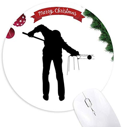 - l'éducation physique, sports tapis de souris en caoutchouc de sapin de noël