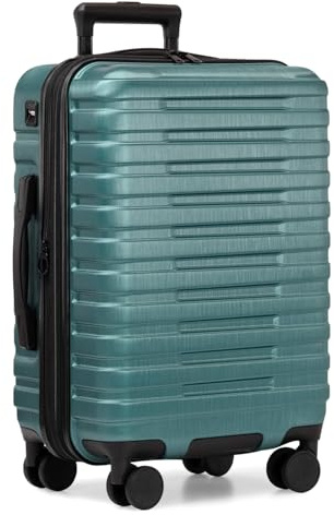U.S. Traveler Boren Hartschalenkoffer aus Polycarbonat, robust, mit 8 Spinner-Rollen, Aluminiumgriff