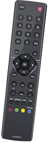 ALLIMITY RC3000E02 Telecomando Sostituisci per Thomson TCL 4K TV 32HS5246 46FT5453 26HW4323W 40FS5246C 28HZ4233W 55FT5643 32FU5253 39FU3253C 26HS4246CW 24FS4246C 32HZ5233 40FS5246