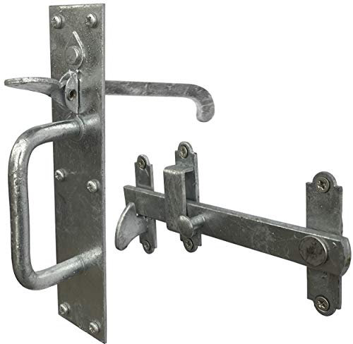 IRONTITE® Suffolk Latch Galvanised, Garden Gate Latch for Wooden Gates, Ideal Garden Gate & Door Latch for Keeping Gates Shut, Heavy Duty Garden Gate Latches (Galvanised)