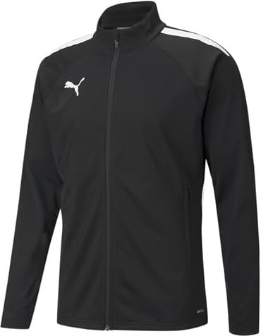 PUMA Herren Teamliga Training Jacket Sweater, Puma Black-puma White, L EU