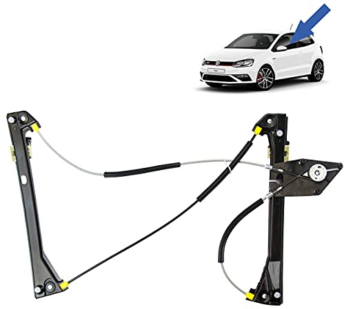 STARKIT PERFORMANCE Fensterheber passend für Polo 5 (2009-2017) VORNE LINKS (Fahrerseite) (3 Türen) 6R3837461, 6R3837461A, 6R3837461E, 6R3837461K, 6R3837461L