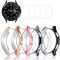Simpeak Schutz kompatibel für Samsung Galaxy Watch 4 Classic 46mm, Schutzhülle und Schutzfolie [5+5], Displayschutz für Watch 4 Classic, Hülle mit Panzerfolie