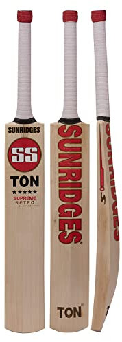 SS Unisex-Adult Retro Super Kricket Schläger, Beige, Größe 4