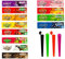 raupir Set 10 Heftchen Juicy Jays King Size Zigarettenpapier Papers mit Geschmack 4 Tubes