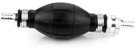 LST Kraftstoff Handpumpe Umfüllpumpe mit 10mm Schlauchanschluss, Förderpumpe für Benzin, Diesel, Öl, Wasser, Sechskantgewinde 22 mm, Einwegpumpe, Siphonpumpe für Kraftstoffsysteme