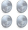 EEMB 4pack LIR2430 Batterie Rechargeable 3.7v Li - ION Bouton Batterie pièce de Monnaie Batterie pour Casque Montres wearables