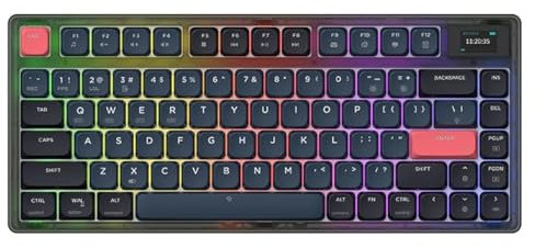 FIRSTBLOOD ONLY GAME. AK832PRO Triple Mode 83 Keys Low-Profile Mechanical Keyboard, RGB Backlit, Brown Switch