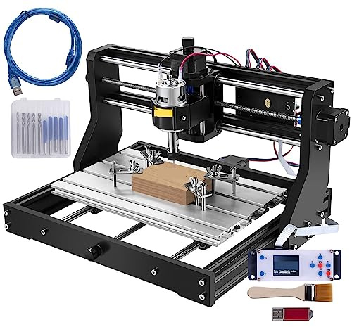 EYESLA CNC 3018 PRO Kit Router CNC a 3 Assi Controllo GRBL Macchina for Incisione CNC Controller Offline e amp; 10 Punte for Router CNC 1/8 quot; CNC